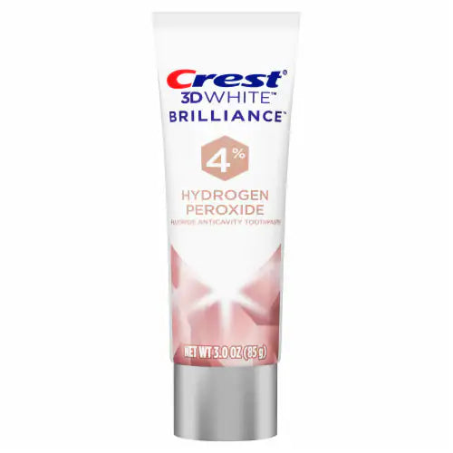 Crest 3D Whitening Toothpaste- 4% Hydrogen Peroxide Brilliance White XXL