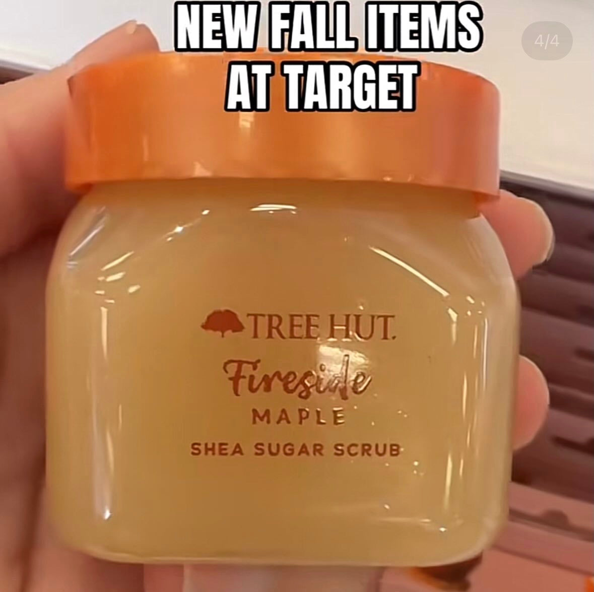 Tree Hut Mini Body Scrub - Fireside Maple
