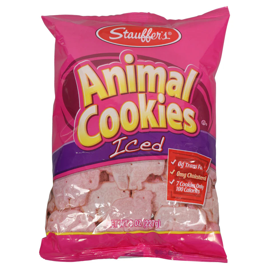 Stauffer’s Iced Animal Cookies - Pink