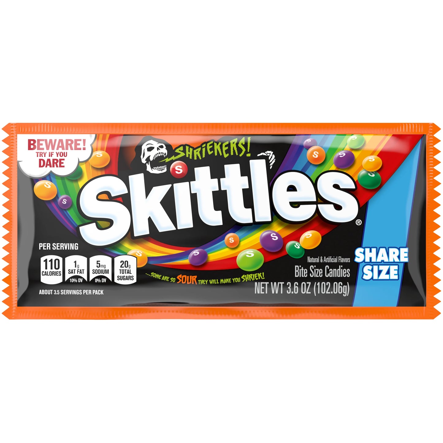 Skittles (102g) - Shriekers
