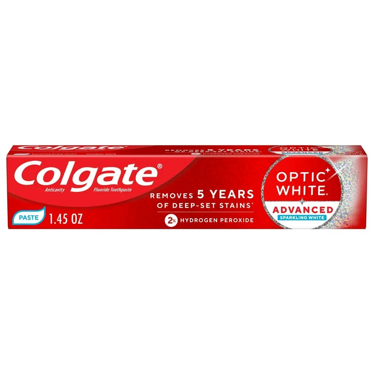 Colgate Optic White Advanced 2% Hydrogen Peroxide Toothpaste