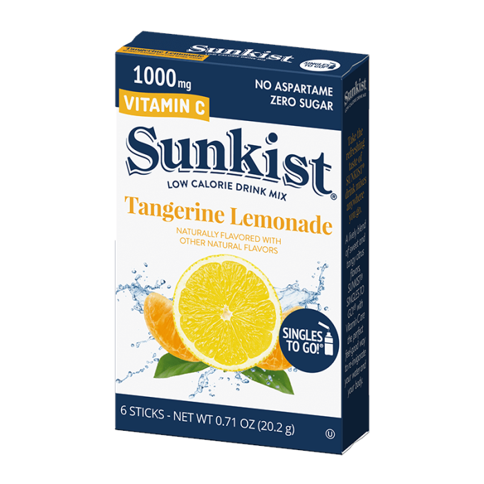 Sunkist Tangerine Lemonade - 6sachets