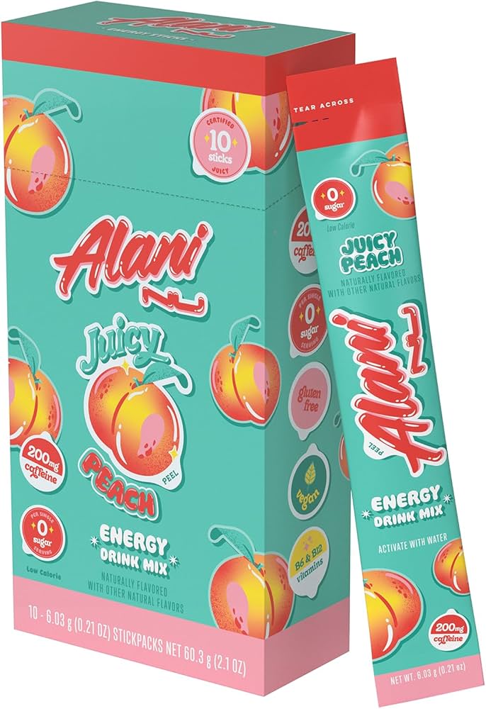 Alani Nu Energy Sticks 10ct - Juicy Peach