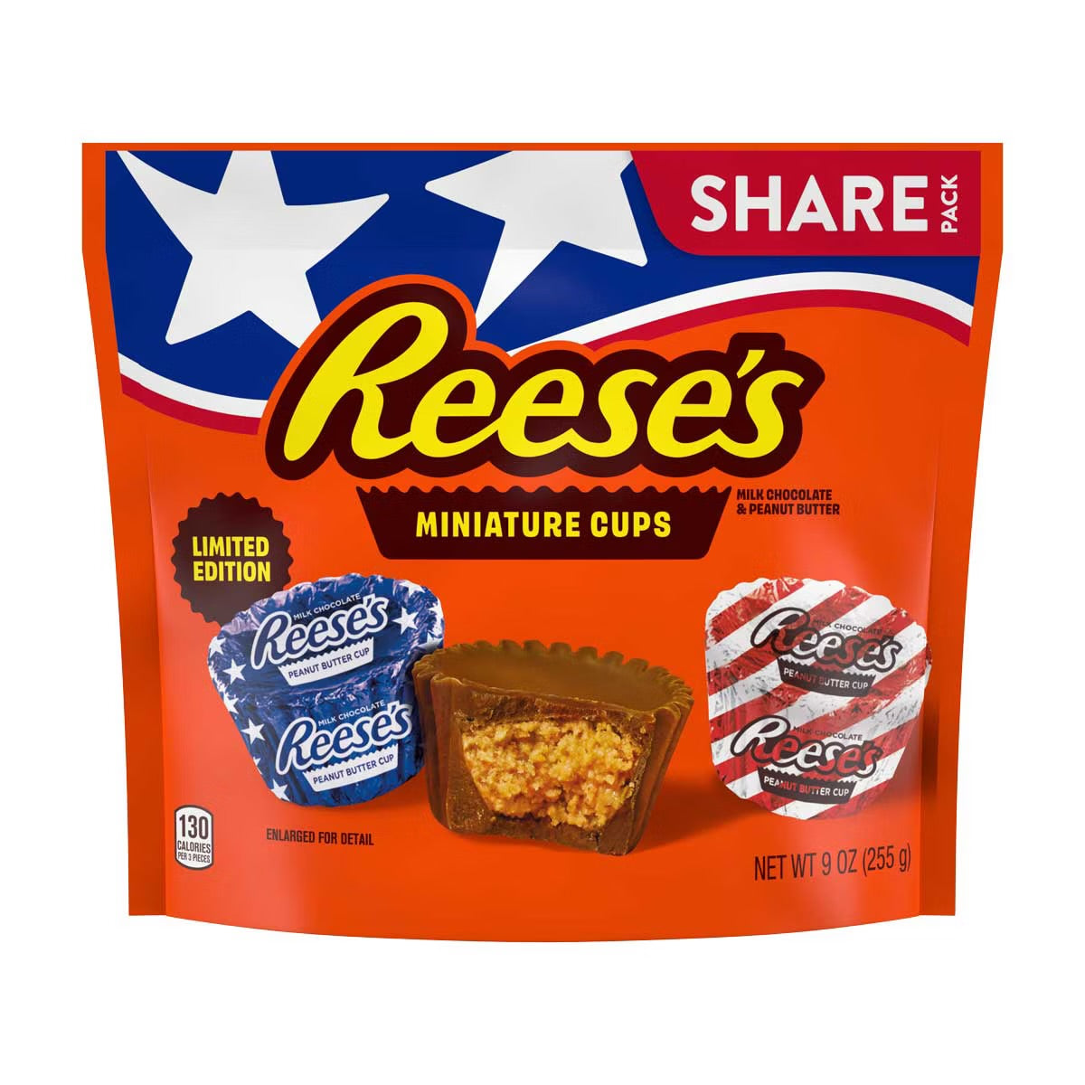 Reese’s Miniature Peanut Butter Cups - Limited Ed. Stars & Stripes