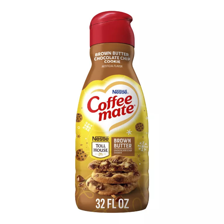Coffee Mate Liquid Creamer (950ml) - Brown Butter Chocolate Chip Cookie