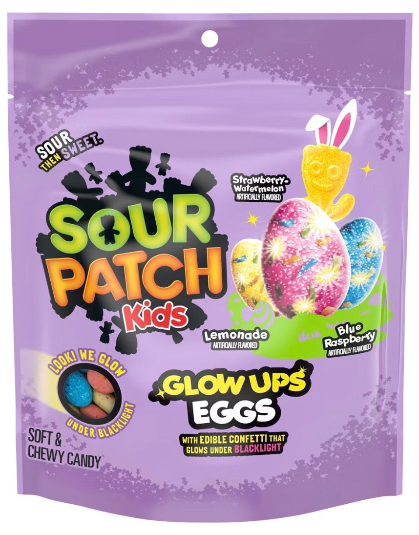 Sour Patch Kids Glow-ups Eggs