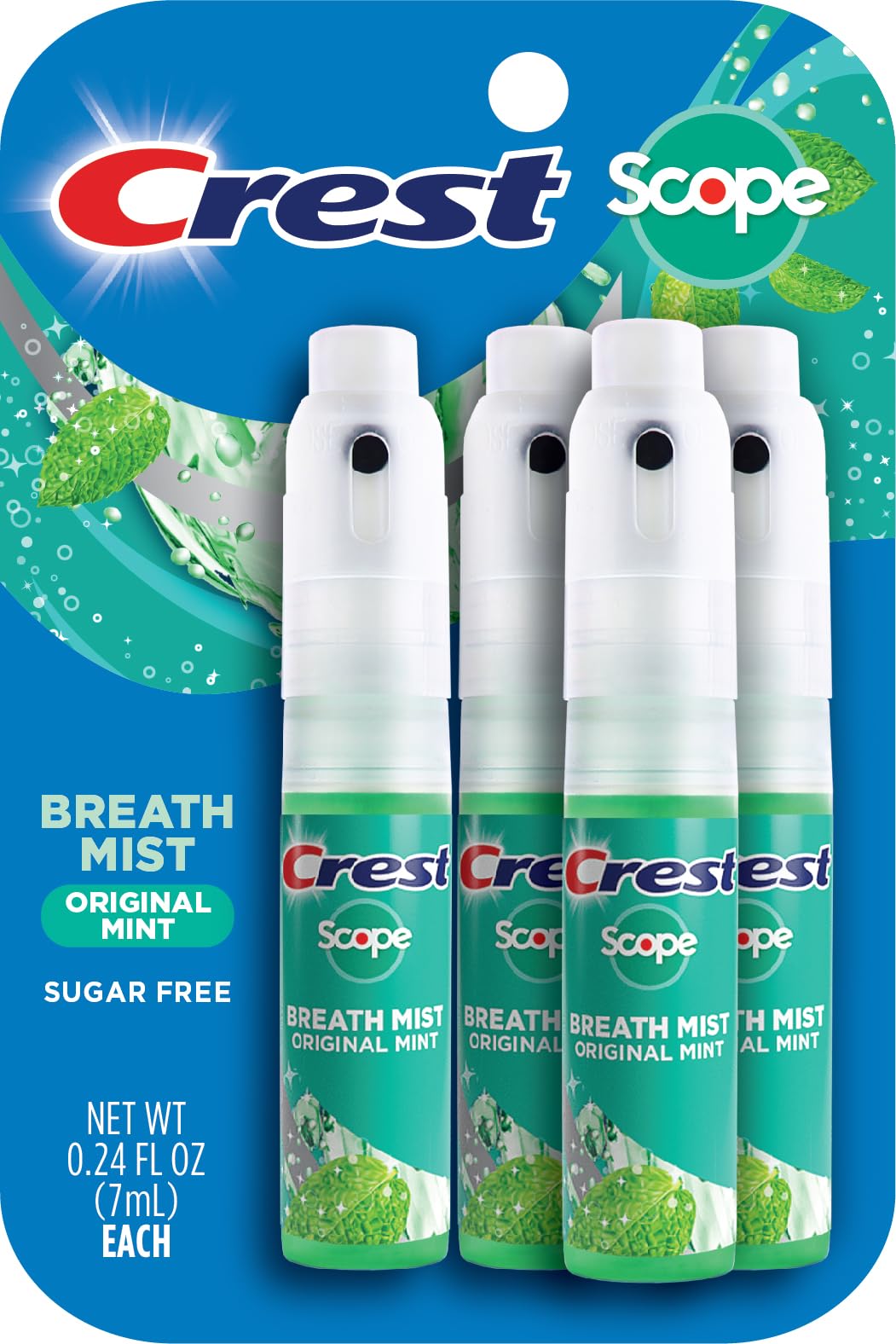 Crest Scope Breath Mist (4pk) - Original Mint