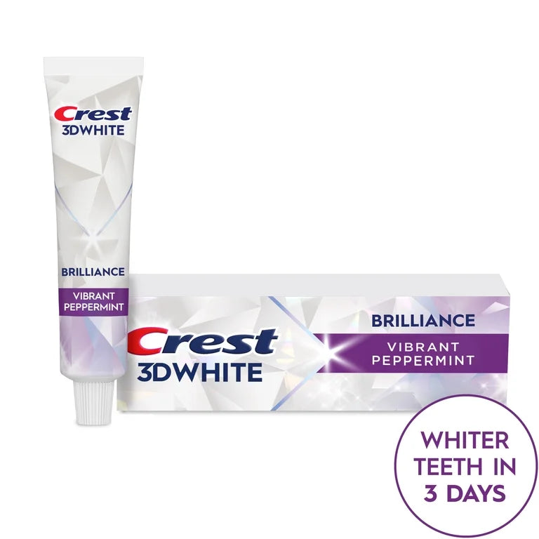 Crest 3D White Brilliance Toothpaste - Vibrant Peppermint