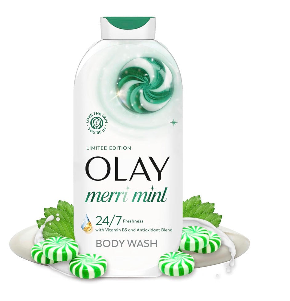 Olay Holiday Body Wash - Merri Mint (STOCK RESERVATION)