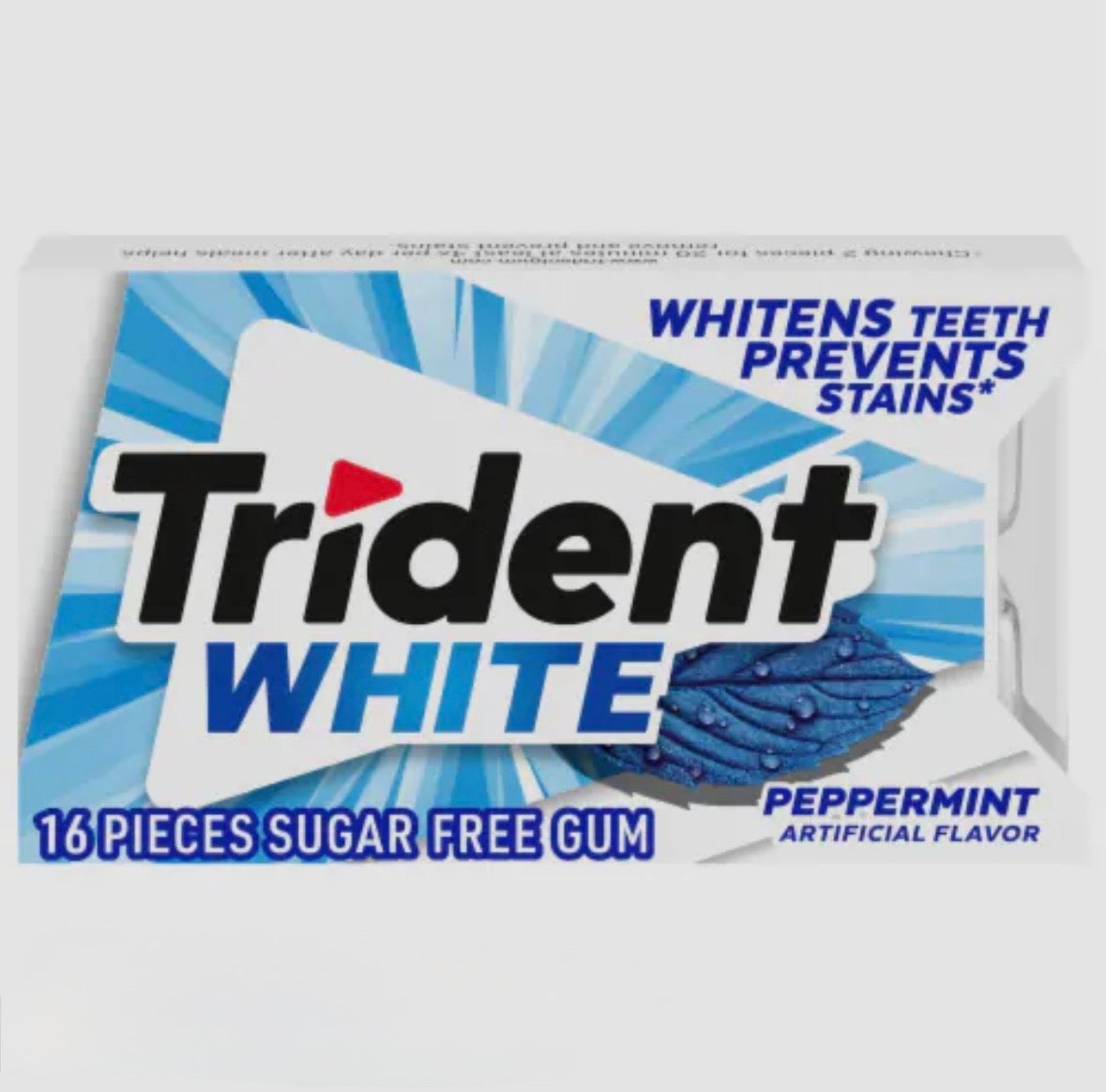 Trident White Chewing Gum 16piece