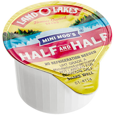 Coffee Creamer Single - Half & Half