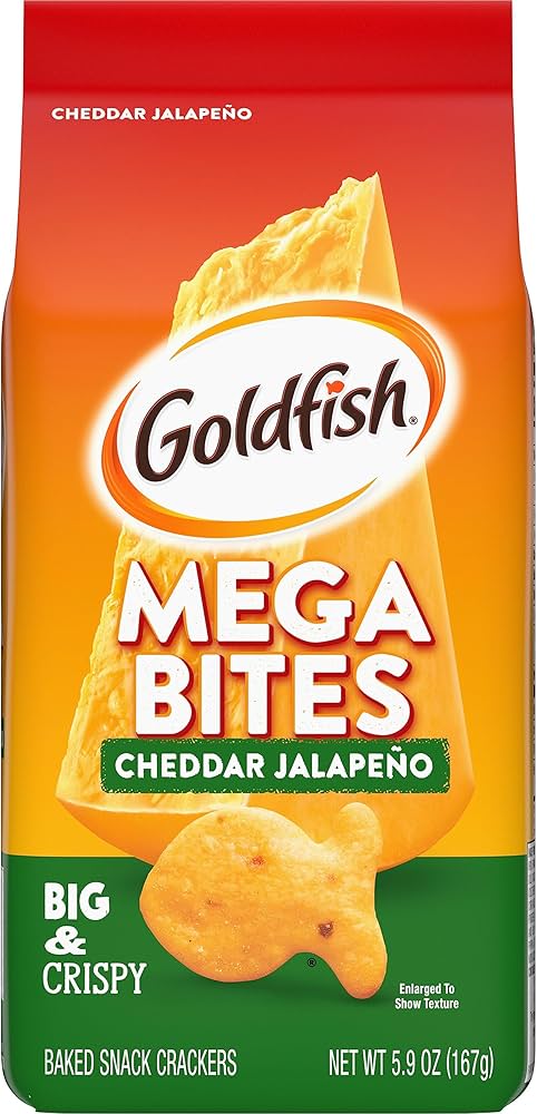 Pepperidge Farm Goldfish Mega Bites - Cheddar Jalapeno