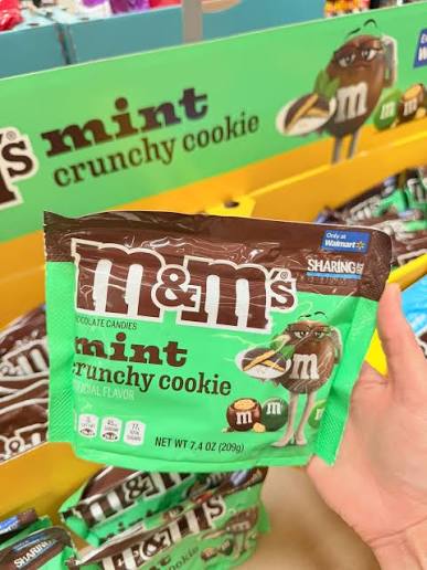 M&M's Share Bag - Mint Crunchy Cookie