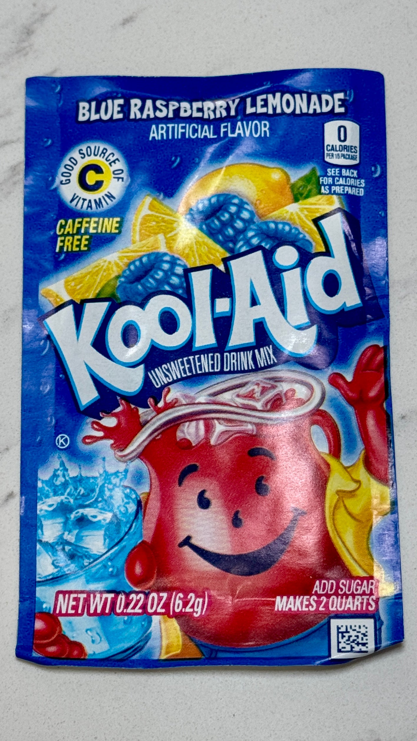 Kool-Aid Unsweetened Blue Raspberry Lemonade Powdered Drink Mix