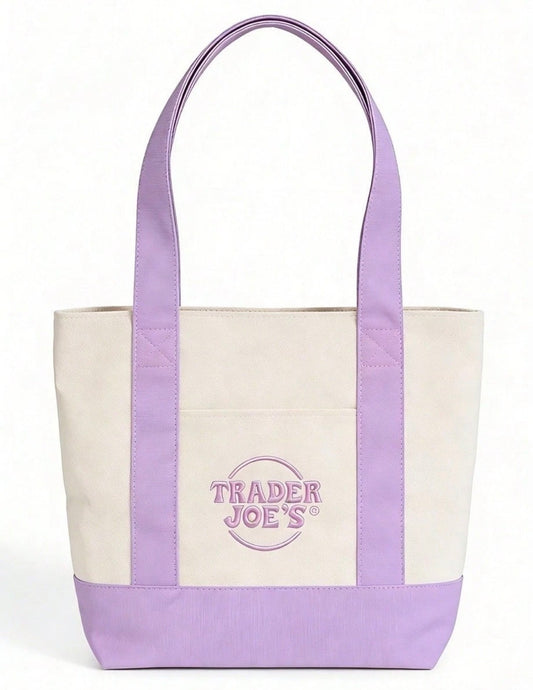 Trader Joe’s Mini Pastel Tote Bag - Lavender