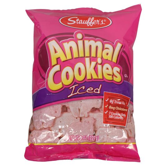 Stauffer’s Iced Animal Cookies - Pink