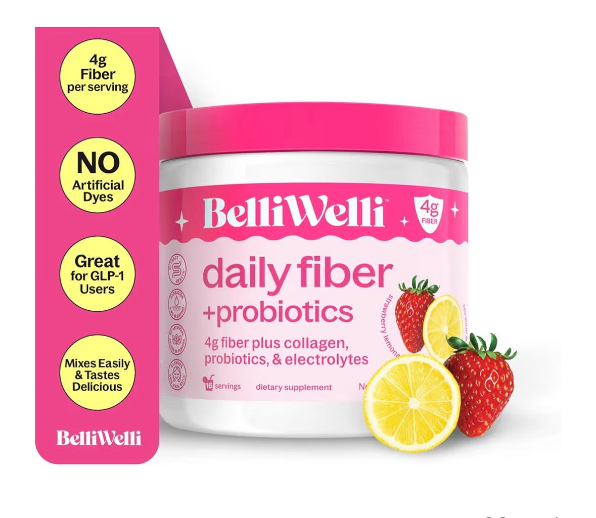 BelliWelli Daily Fibre +Probiotics Pot