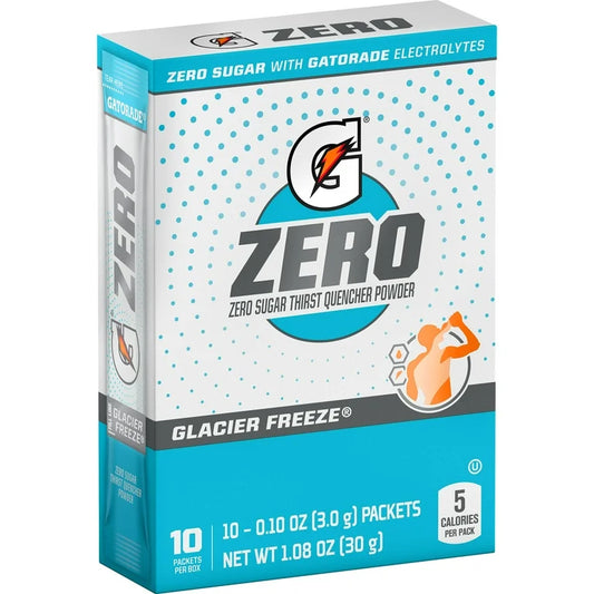 Gatorade G Zero Sports Energy Drink Mix Singles 10ct