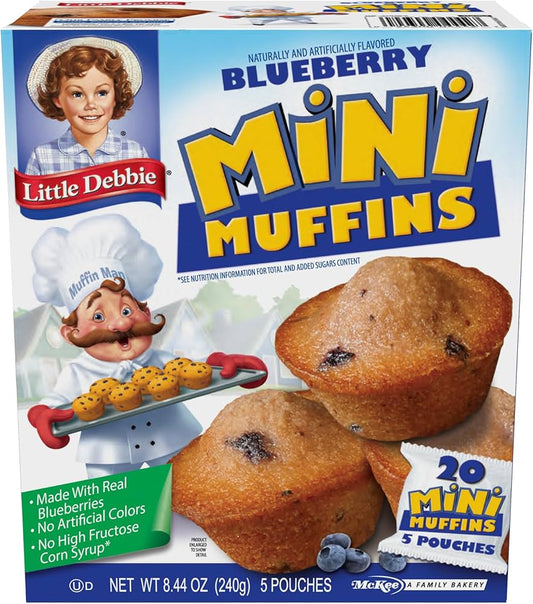 Little Debbie’s Blueberry Mini Muffins - 20pcs