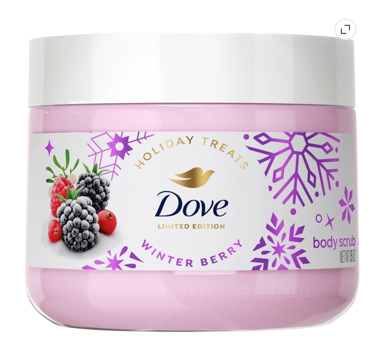 Dove Holiday Treats Body Scrub (298ml) - Winter Berries