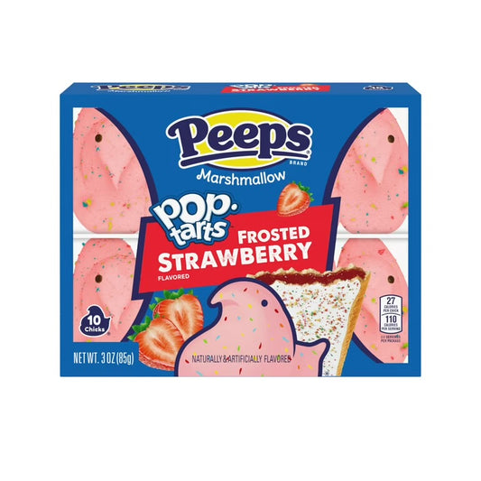 Peeps DELUXE Marshmallows 10pk - Frosted Strawberry Poptarts