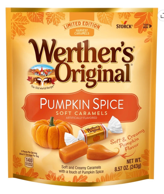 Werther’s Originals Harvest Caramels - Pumpkin Spice
