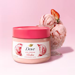 Dove Ice Cream Parlour Body Scrub - Strawberry Swirl
