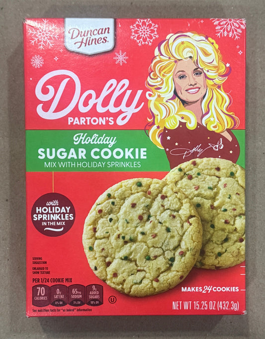 Dolly Parton Holiday Sugar Cookie (DAMAGED)