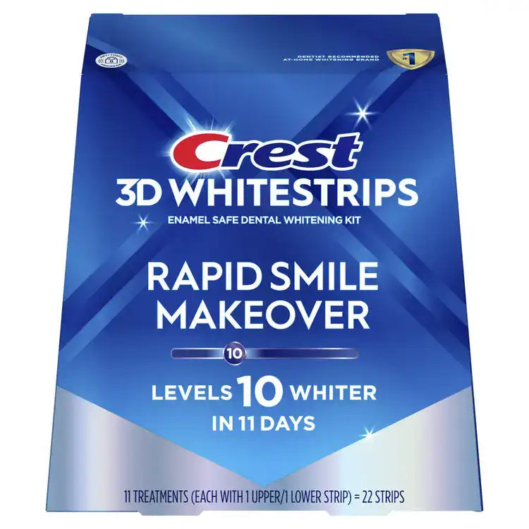 Crest 3D Whitestrips - Rapid Smile Makeover (11ct)