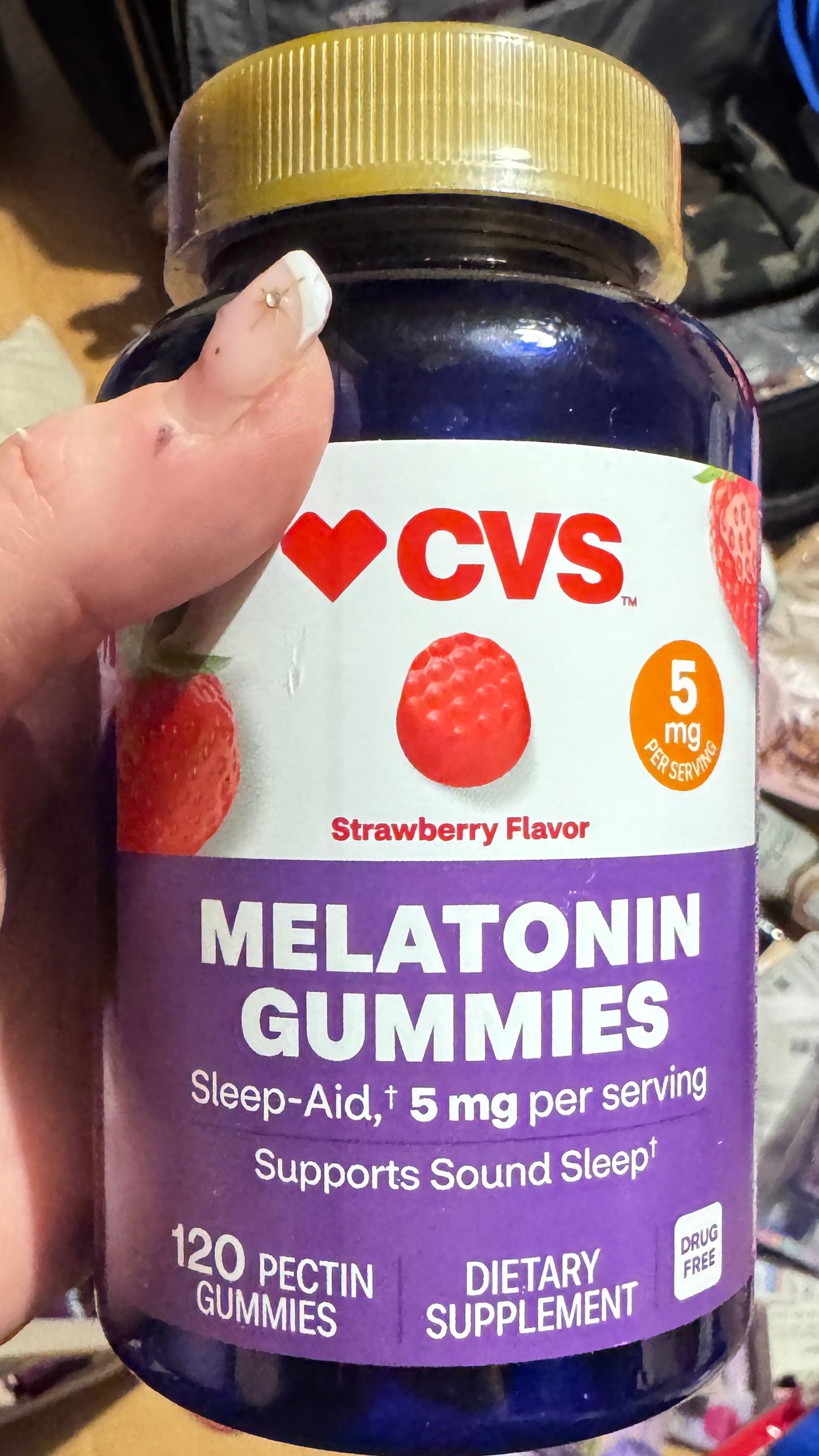 CVS 5mg sleep gummies - 120ct