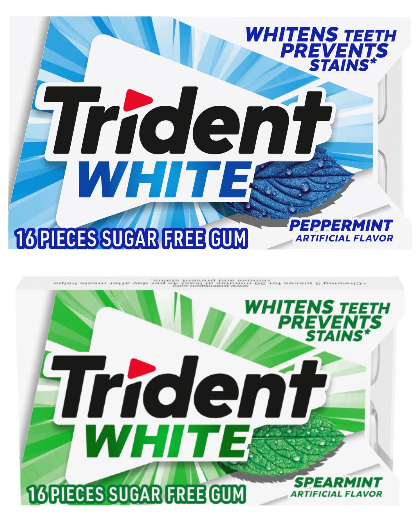 Trident Whitening Chewing Gum (14pc) (VARIOUS)