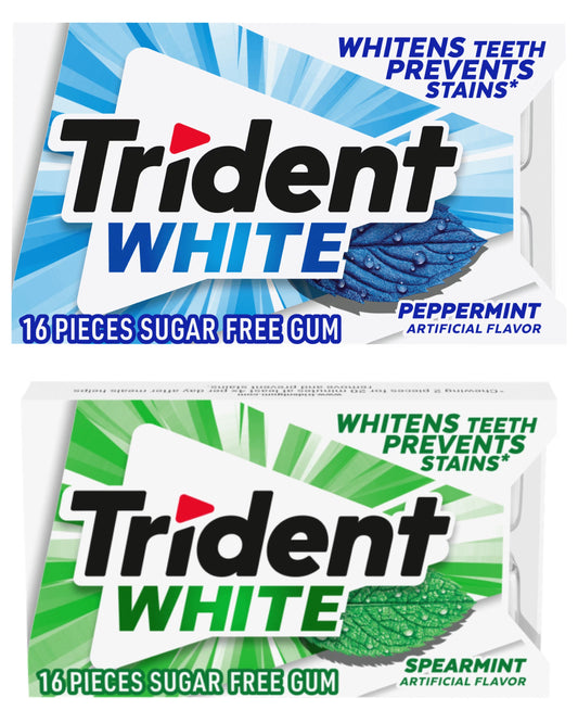 Trident Whitening Chewing Gum (14pc) (VARIOUS)