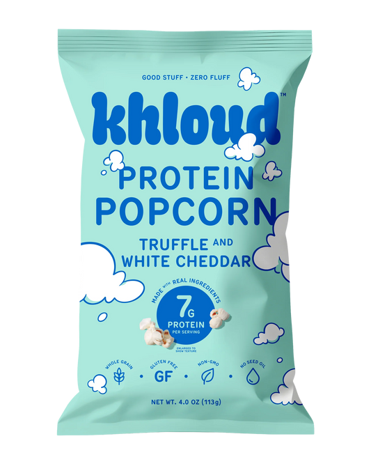 Khloud Protein Popcorn - Truffle & White Cheddar