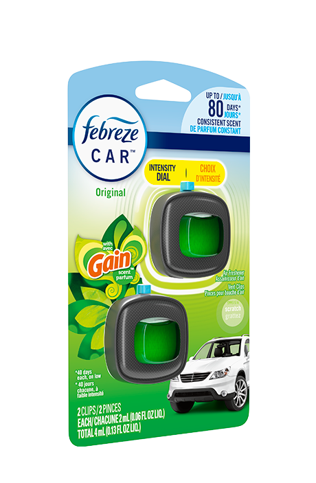 Febreze Car Fragrance Diffuser 2pk - Gain Original