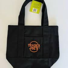 Trader Joe’s Mini Pastel Tote Bag - Black (Halloween Range)