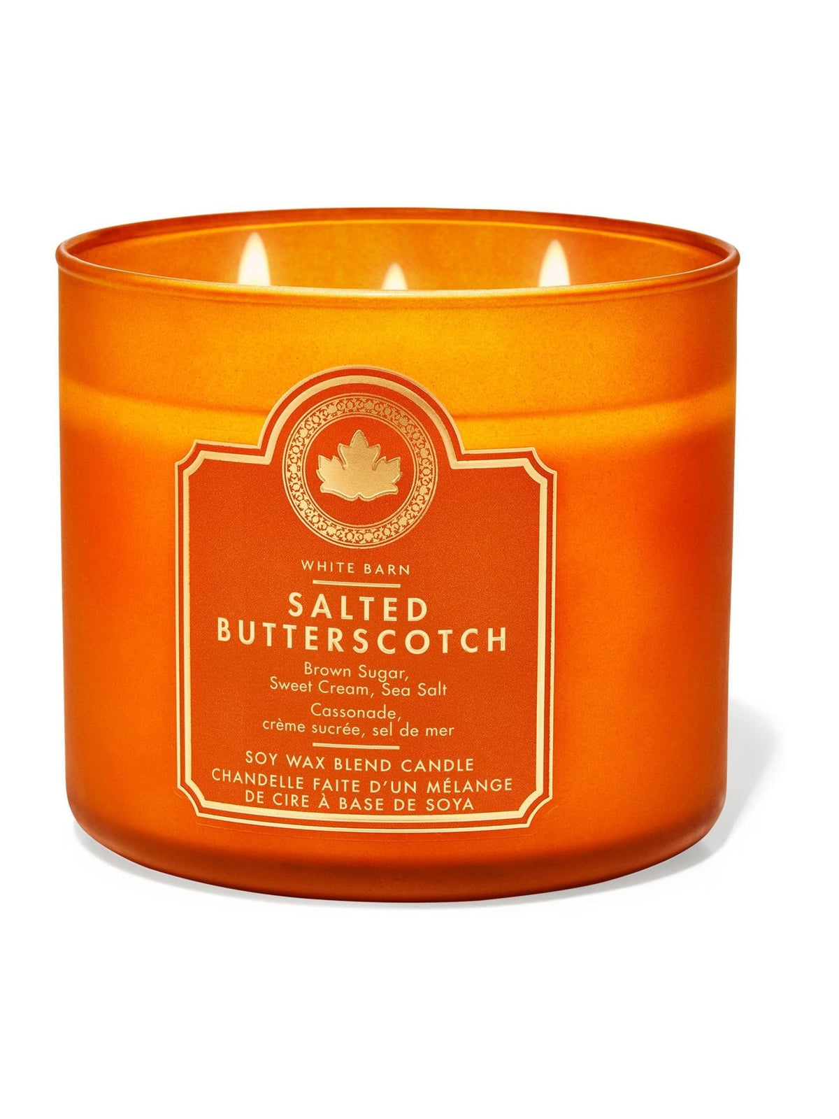 Bath & Body Works 3-Wick Candle - Salted Butterscotch