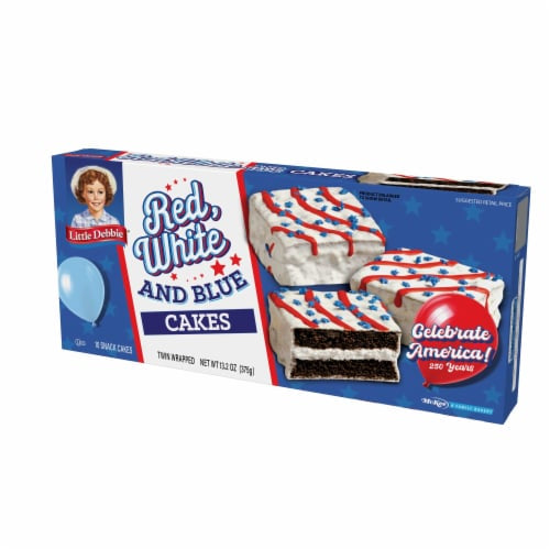 Little Debbie - Red, White & Blue Cakes (10ct) - OOD