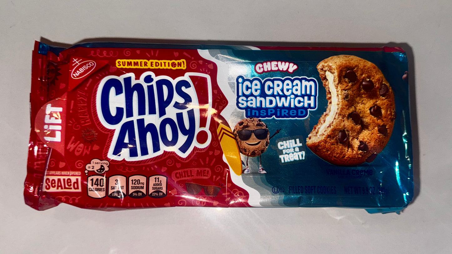 Chips Ahoy Chewy Ice Cream Sandwich Inspired Cookies