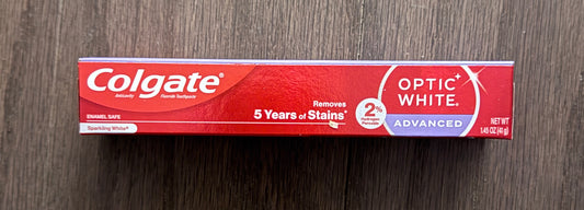 Colgate Optic White Advanced 2% Hydrogen Peroxide Toothpaste