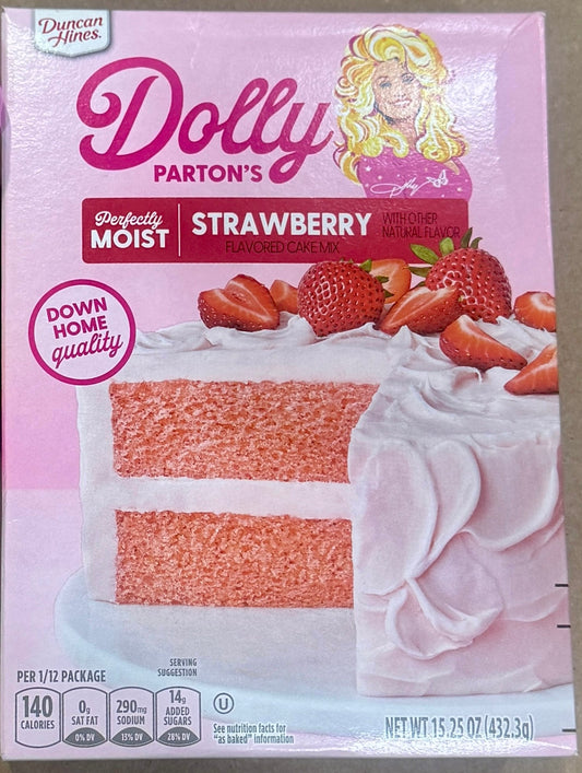 Dolly Parton Strawberry Cake Mix (DAMAGED)