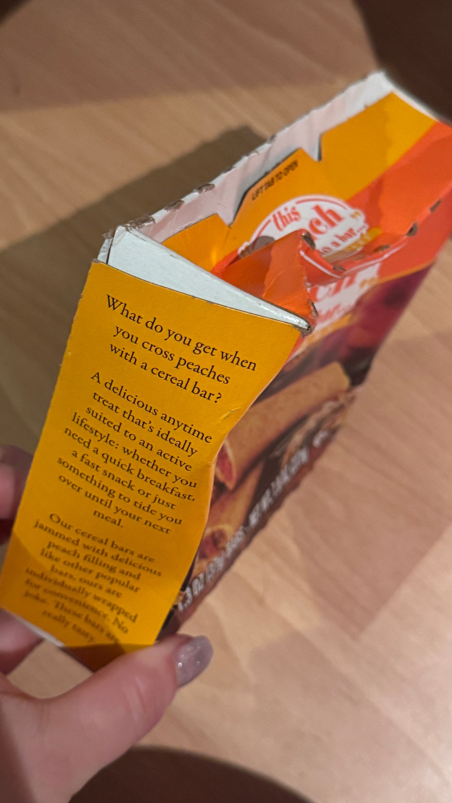 Trader Joe’s Peach Cereal Bars (6ct)