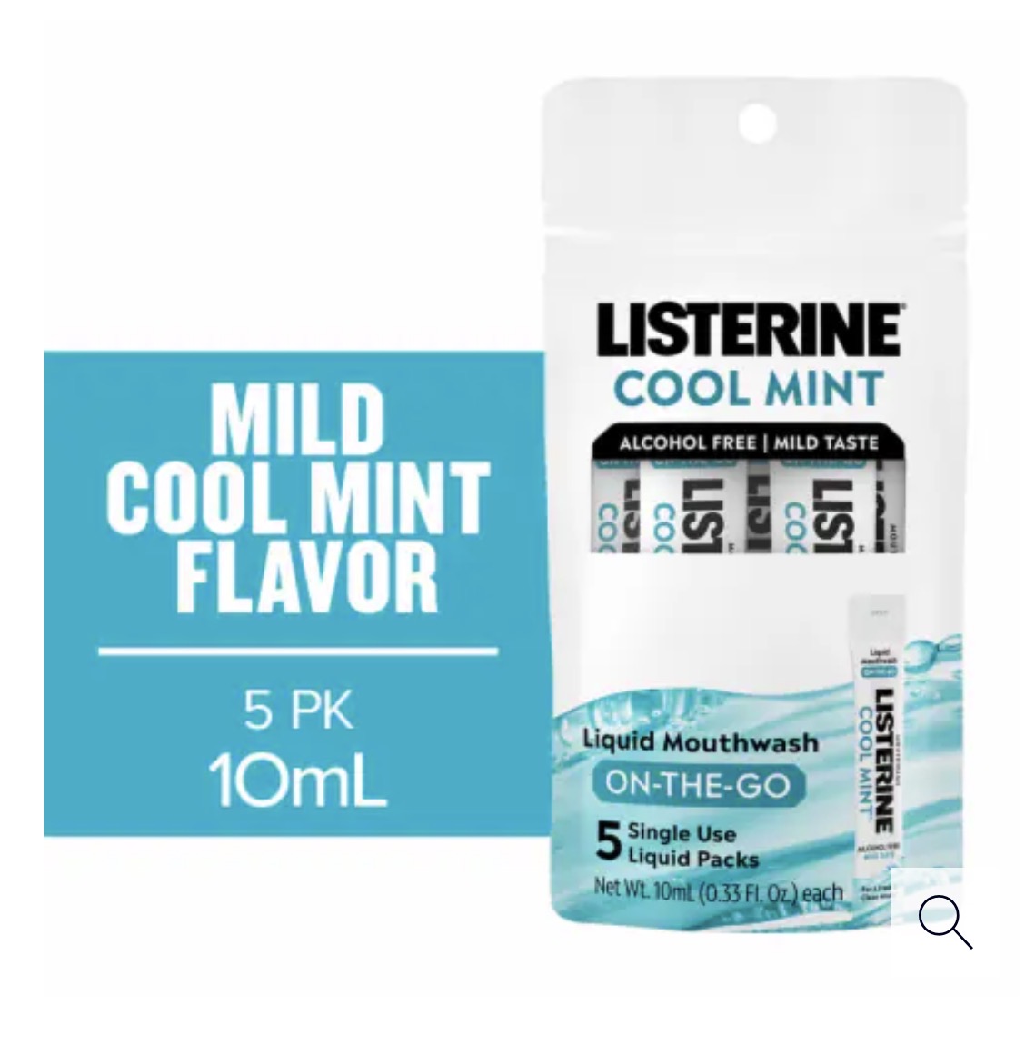 Listerine Mouthwash Singles - 5pack