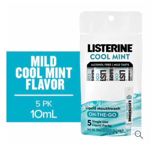 Listerine Mouthwash Singles - 5pack