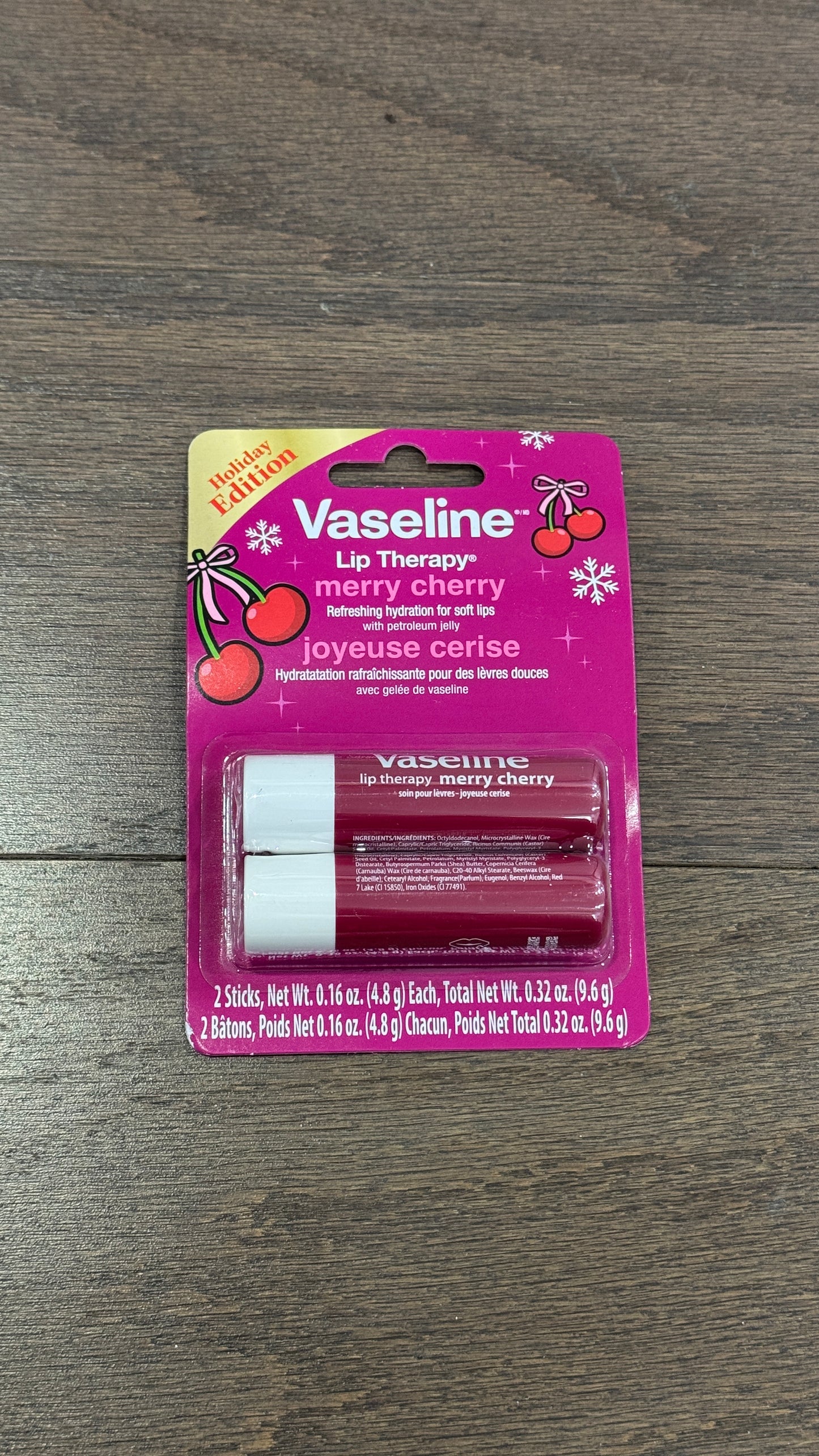 Vaseline Holiday Lip Balm Sticks (Various)