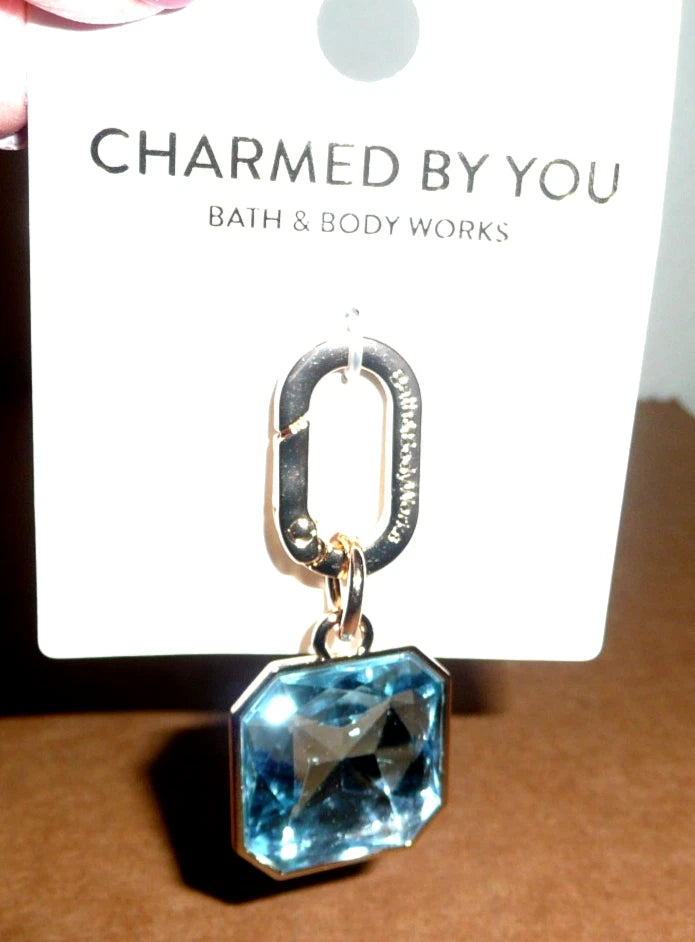 Bath & Body Works Charmed By You Bag Charm - Blue Gem