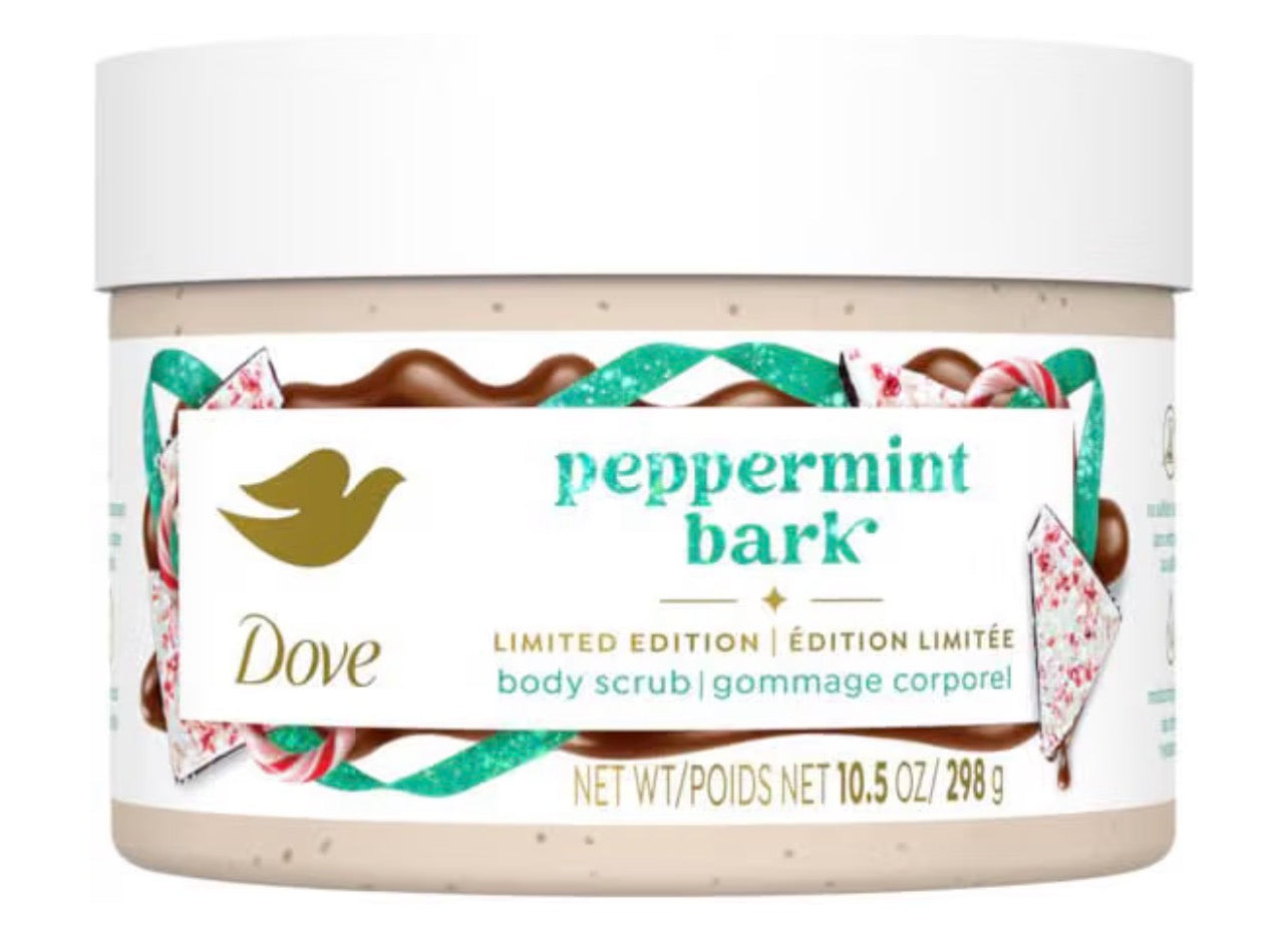 Dove Holiday Treats Body Scrub 298ml - Peppermint Bark