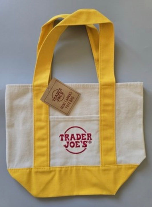 Trader Joe’s Mini Pastel Tote Bag - Yellow