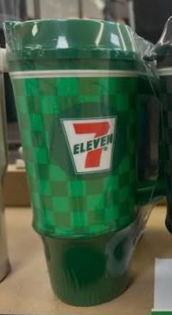 7-Eleven® Reusable Handled 24fl oz Cup - Green
