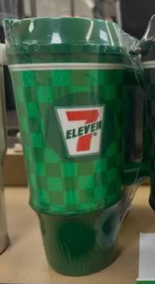 7-Eleven® Reusable Handled 24fl oz Cup - Green