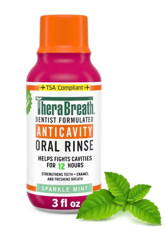 Therabreath Oral Rinse Mouthwash (Travel) - Sparkle Mint